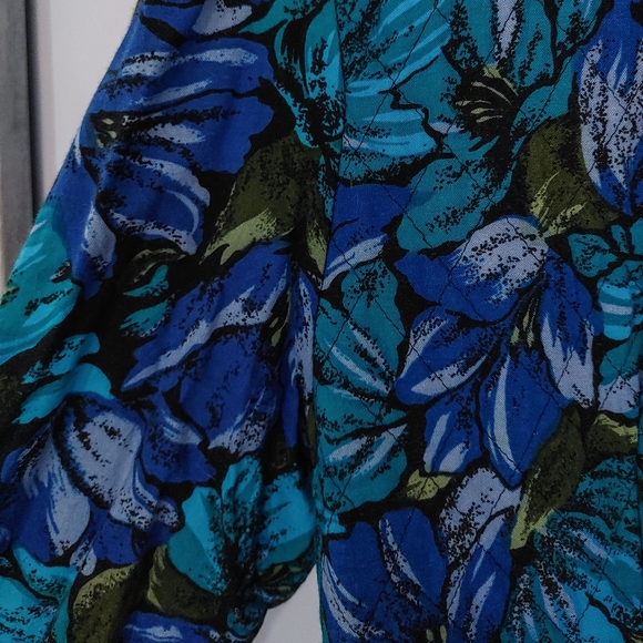Vintage Nu Mode Quilted Floral Blazer - Picture 2 of 7